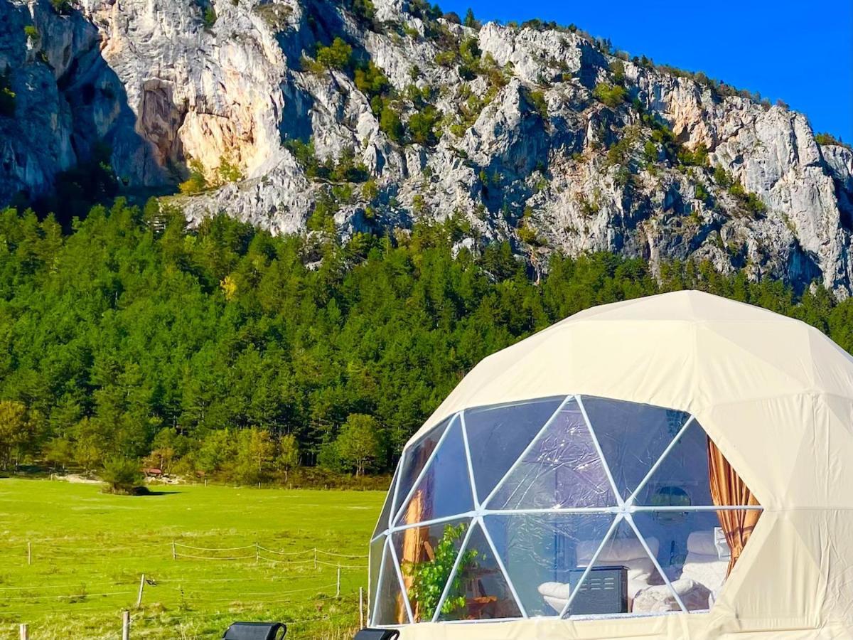 Отель Glamping Hohe Wand - Zelt Mit Sternenfenster Und Whirlpool Maiersdorf Экстерьер фото