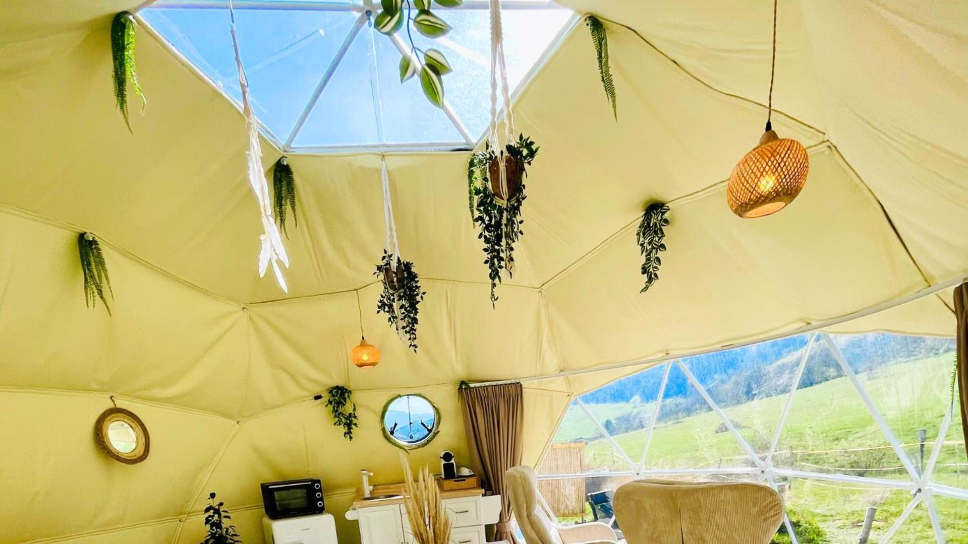 Отель Glamping Hohe Wand - Zelt Mit Sternenfenster Und Whirlpool Maiersdorf Экстерьер фото