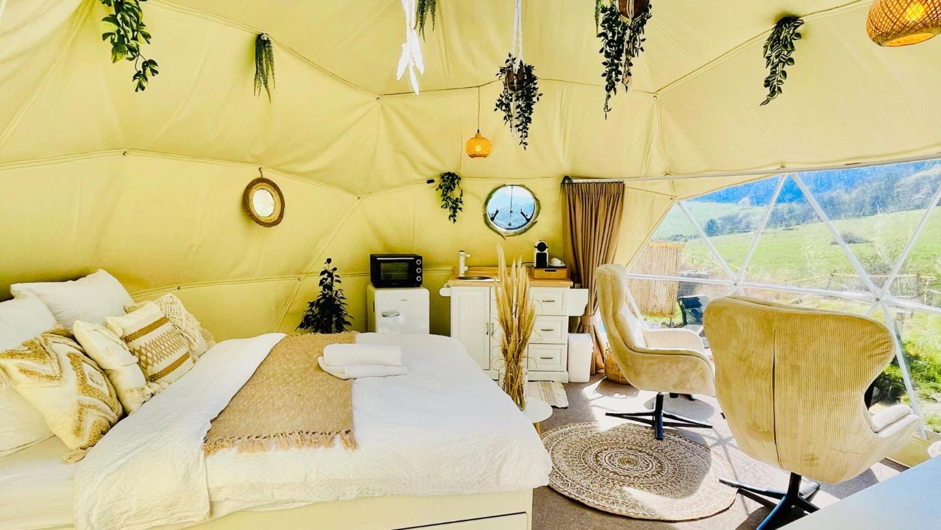Отель Glamping Hohe Wand - Zelt Mit Sternenfenster Und Whirlpool Maiersdorf Экстерьер фото